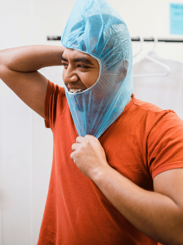 Neighbors Employee getting ready for work